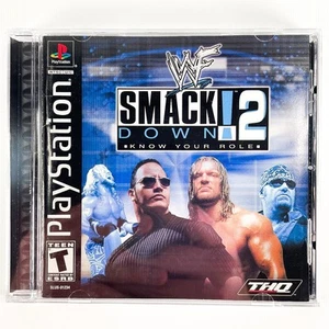 WWF Smackdown 2 Know Your Role PS1 CIB PlayStation - Picture 1 of 6