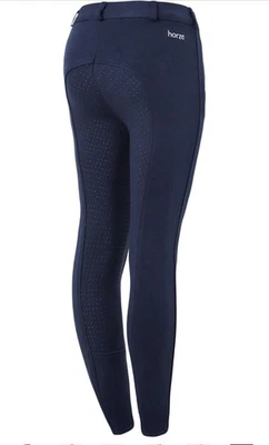 HORZE Active Kids' Unisex Silicone Grip Full Seat Horseback Riding Breeches - Image 1 of 4