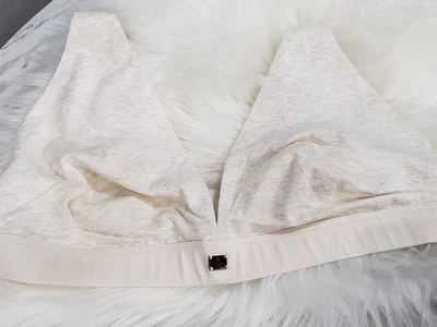 NUEVO Victoria’s Secret Algodón Bralette CAMISETA SUJETADOR Crema Off White - XL Foto 1 de 4