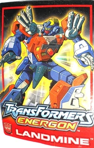 Transformers Energon LANDMINE 2004 Trading Card mini comic product catalogue - Picture 1 of 3