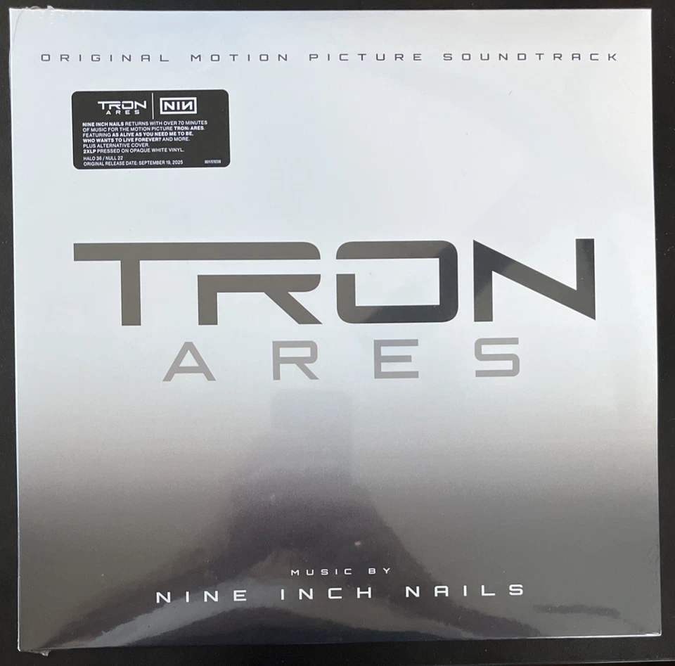 NINE INCH NAILS TRON WHITE VINYL 2LP LIMITED EDITION NEW SEALED MINT - Image 1 of 2
