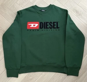 Boys Dark Green Diesel Jumper Age 12 Years In Excellent Condition - Picture 1 of 3