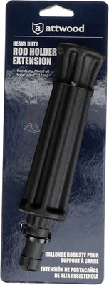 Extensión de soporte de varilla de alta resistencia Attwood 5016-3, negro, hasta 6 pulgadas, se monta en Foto 1 de 4