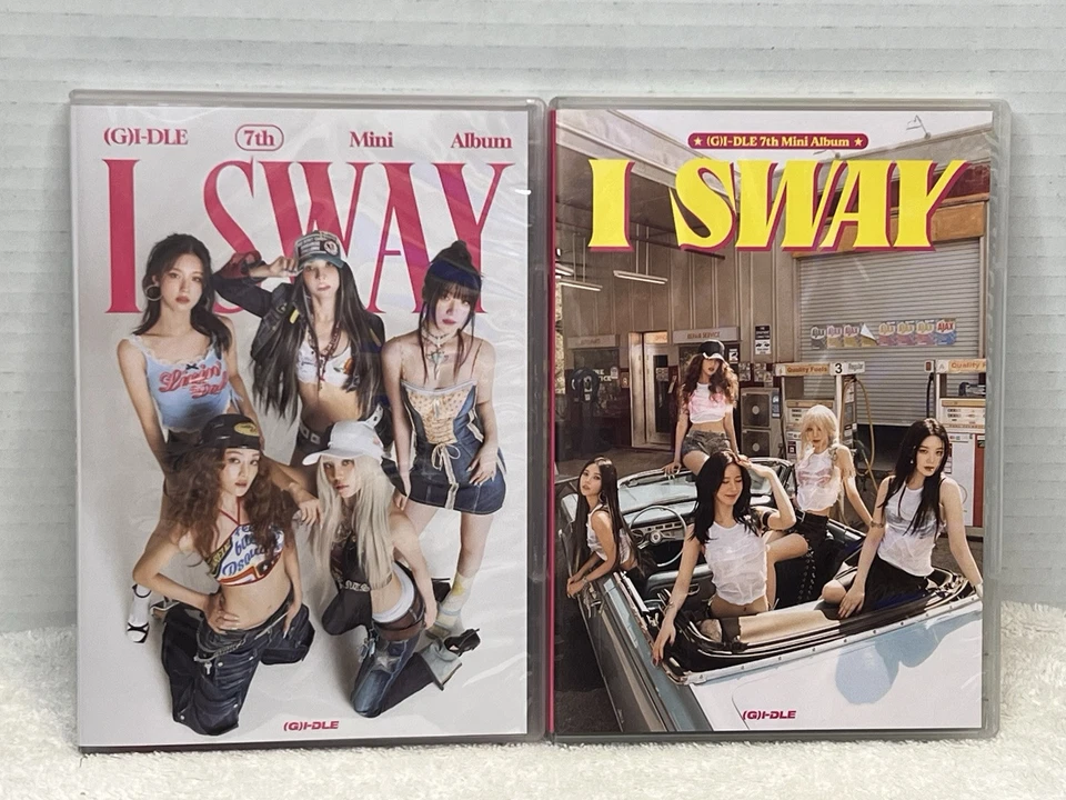 K-Pop/I Sway DVD (G)I-Dle 7th Mini Album Wind & Beat Version W/Postcards/Inserts - Image 1 of 4