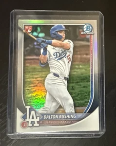 2025 Bowman Chrome Dalton Rushing Red rookie refractor Variation RC - Picture 1 of 1