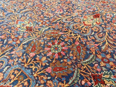 Auténtica: Alfombra Kashaan Antigua Siglo XIX/XX Rara Fina Orientalista Obra Maestra 11x17 Foto 1 de 4