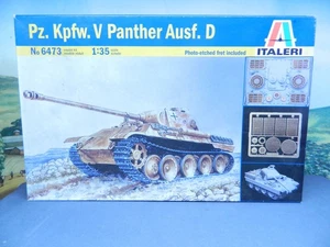 1/35 Kit Italeri No. 6473 Pz. Kpfw. V PANTHER Ausf. D WW2 GERMAN TANK New Open - Picture 1 of 3