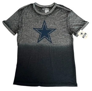Camiseta Dallas Cowboys Authentics Gráfica Gris Oscuro Logo Ligera Talla L Nueva con Etiquetas - Imagen 1 de 9