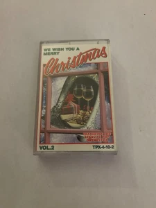 We Wish You A Merry Christmas Volume 2 Cassette Tape  Vintage Music - Picture 1 of 4