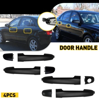 826523K000 Exterior Outside Door Handles Set 4PCS For Hyundai Sonata 2006-2010 Foto 1 de 4