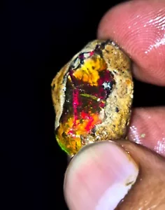 very rare Natural Ethiopian Opal Rough, Raw Opal, welo fire opal, 1469 - Picture 1 of 5
