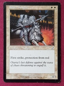 Magic The Gathering SCOURGE SILVER KNIGHT white card MTG - Picture 1 of 2