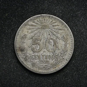 1920-M Mexico 50 Centavos .720 Silver (bb18015) - Picture 1 of 2