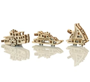 Widget Ships 3D Wood Model Kit Assembling Series Wooden City New! - Picture 1 of 1