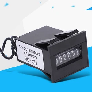 Elektromagnetischer Zähler Impulszähler Mengenzähler Industriezähler 0-999999 - Bild 1 von 18