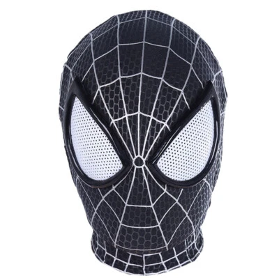 Black Venom Spider-Man Mask Spiderman Halloween Cosplay Masks Costume Party Prop - Image 1 of 4