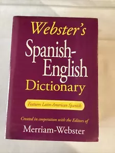 Webster’s Spanish - English Dictionary Pack Of 6 Paperback 3A1 - Picture 1 of 3