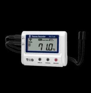 TandD TR-71wb Thermo Recorder , WiFi And Bluetooth Temperature Data Logger - Picture 1 of 3
