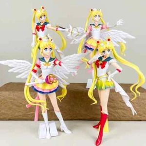 Sailor Moon Figure Anime Cartone Animato Giove Makoto Venere Minako Tsukino Bambola Coniglio - Foto 1 di 34