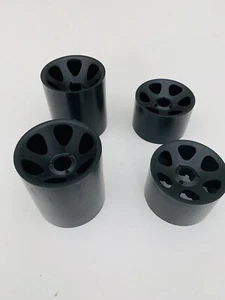HPI PROCEED FRONT AND REAR Wheels Black (4) 51100 /51110 Rare 1/8 Rc - Picture 1 of 10