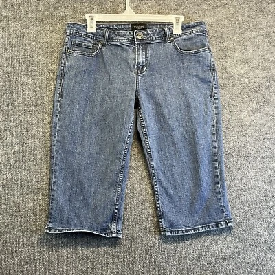 Vigoss Jeans Women 11/12 Classic Capri Mid-Rise Denim Pants 16" inseam - Image 1 of 4