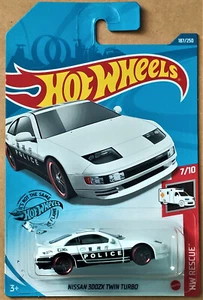 2020 HOT WHEELS RESCUE 7/10 #187 - 300ZX TWIN TURBO - LONG CARD - Picture 1 of 1