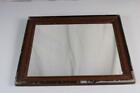 A15 / Older Mirror IN Art Nouveau Wood Picture Frame - Approx. 42 X 35,5 CM S196