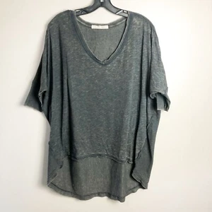 We The Free Catch Waves Oversized Burnout T Shirt Gray XS OB900529 - Picture 1 of 9