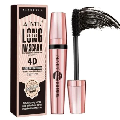 Aliver 4D Feather Mascara Long Lasting Volume Waterproof Silk Fiber - Image 1 of 4