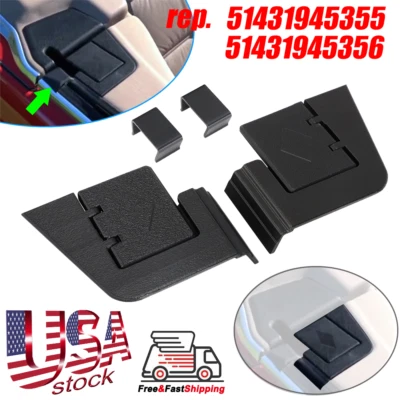 For BMW E30 Convertible Roof Top Hinge Cover Trim Pairs 51431945355 51431945356 - Изображение 1 из 4