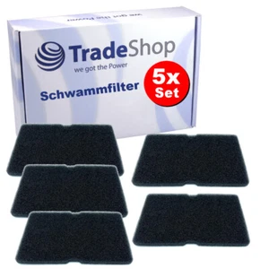 5x Filtro esponja para smeg DHT71EIT-ITA, DHT71EUK, DHT71EUK-1, DHT73LES, DHT73LIT - Imagen 1 de 5