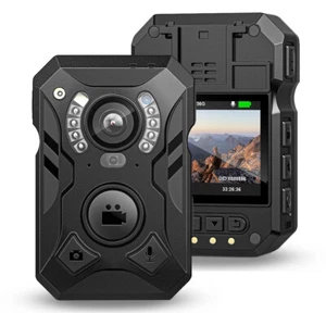 Losfom Police Body Camera With Audio 1296P Night Vision Camcorder Video Recorder - Picture 1 of 14