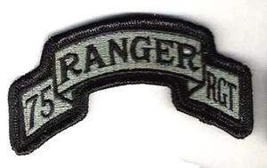US ARMY SPECIAL WARFARE RSTB burdock-vêlkrö ACU Gray RIBBON: RANGER 75th RGT - Picture 1 of 12