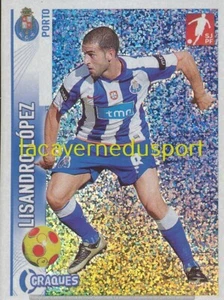331 LISANDRO LOPEZ ARGENTINA # CRAQUES FC PORTO STICKER PANINI FUTEBOL 2008 2009 - Picture 1 of 1