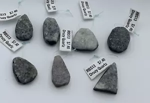 Lot 7 DRUZY QUARTZ Pendant Focal Beads Retail $51.80 - Picture 1 of 5