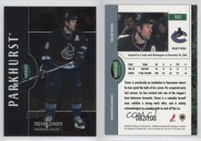2002-03 ITG Parkhurst Bronze /100 Trevor Linden #183