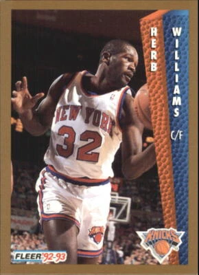 1992-93 Fleer #398 Herb Williams - NM-MT - Image 1 of 2