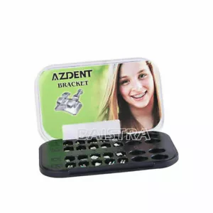 Dental Orthodontic Inblock Brackets Mini Roth.022 & Hooks 3-4-5 CE AZDENT - Picture 1 of 10