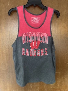 Wisconsin Badgers Campus Heritage Tank Too Men’s Small Tags - Picture 1 of 4