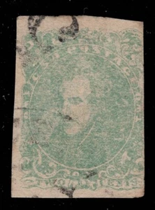 MOMEN: US BRIEFMARKEN CSA #3 IMPERF USED APS CERT LOT #93312 - Bild 1 von 3