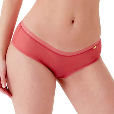 Gossard Glossies Raspberry Sorbet Sheer Short Panty Women's Lightweight 6274 RSO - Image 1 of 4