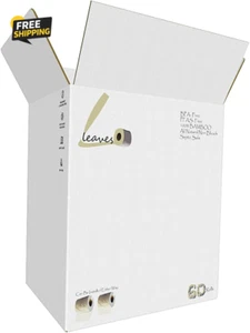 Papel higiénico de bambú sin blanquear | Paquete enorme de 60 rollos | 400 hojas por rollo | Pfa - Imagen 1 de 12