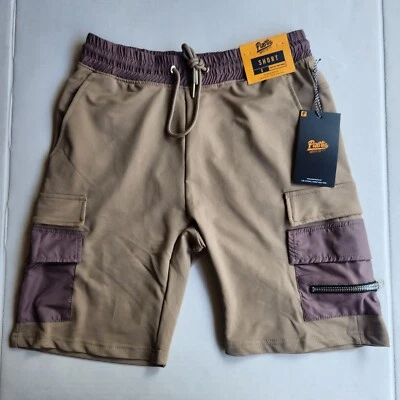 Pantalones Cortos Deportivos Informales Public Supply Co. NYC Para Hombre - Golpes en la Rodilla - Pequeños Foto 1 de 4