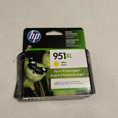 HP 951XL Yellow Ink Cartridge CN048AN140- EXP. 03/2019 - Image 1 of 2