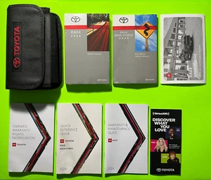 2024 Toyota RAV4 Factory Owners Manual Set w/ NAV & Case *OEM* - Picture 1 of 8