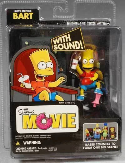BART SIMPSONS Action figure I SIMPSONS il film - McFarlane Toys NUOVO NEW McFarl - Immagine 1 di 1