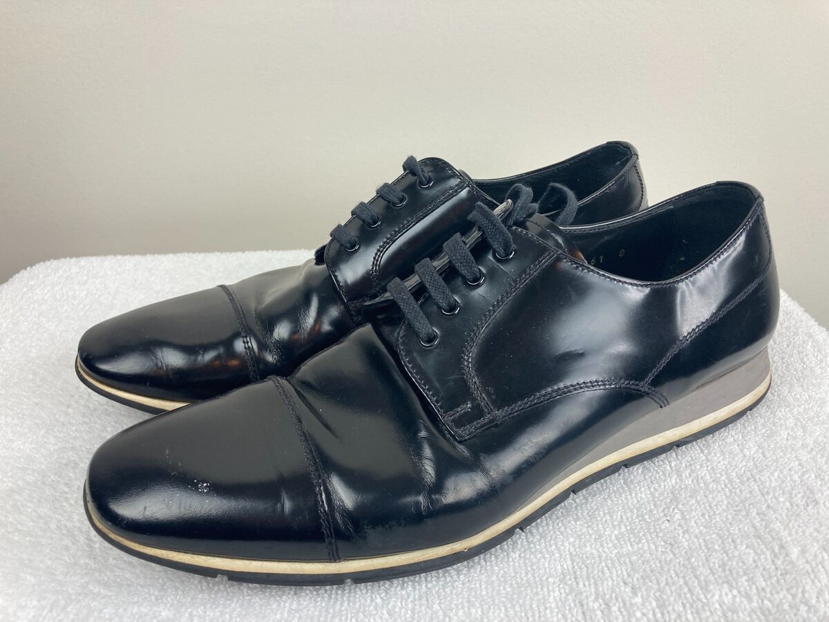 PRADA Black Dress Shoes for Men for sale - eBay PRADA Black Dress Shoes for Men for sale - eBay