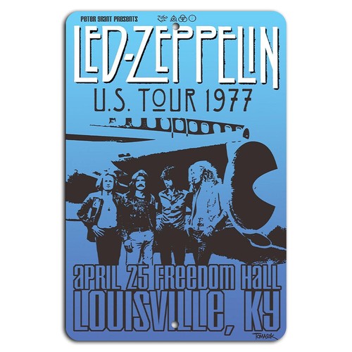 Led Zeppelin 1977 US Tour Metal Sign | eBay
