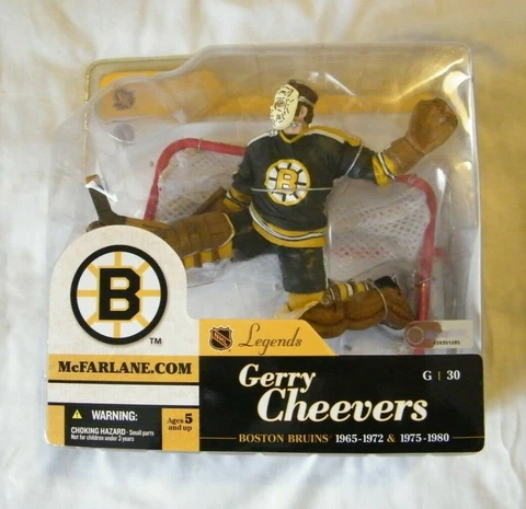 2004 -  /  NHL LEGENDS SERIES 1  / GERRY CHEEVERS  /  BRUINS   /  ACTION FIGURE Cover