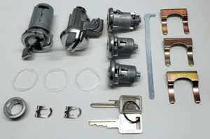 1969 CAMARO IGNITION DOOR TRUNK & GLOVE BOX LOCK SET W/INSTALLATION HARDWARE - Picture 1 of 1